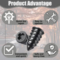 Tire Repair Rubber Nail Kit, Tire Repair Screws, Fast Self-Service Tool for Car,