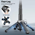 Multifunctional Magnetic Phone Tripod, Portable Selfie Stick for iPhone & Android
