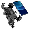 Bike Phone Mount Holder, Motorcycle Phone Mount, 3rd-Gen Anti Vibration for Scoo
