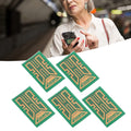 Signal Booster Stickers 5 Pack — Mobile Antenna Enhancer for Elevators, Tunnels