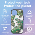 Case for iPhone 14 / iPhone 13 | 10ft Drop Tested | Protective Case | Palm Leave