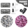 Tire Repair Rubber Nail Kit, Tire Repair Screws, Fast Self-Service Tool for Car,