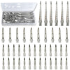 Duck Bill Hair Clips 42 Pack — Metal Styling Duckbill Clips Set for Women with C