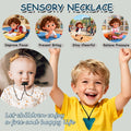 Necklaces for Sensory Kids, 6 Pack Chewy Necklace Sensory Toys for Autism, ADHD,