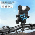 Bike Phone Mount Holder, Motorcycle Phone Mount, 3rd-Gen Anti Vibration for Scoo