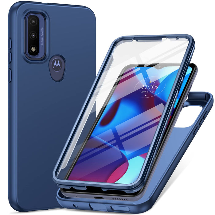 for Motorola Moto-G Pure Phone Case: G Play 2023 | G Power 2022 Silicone Matte C