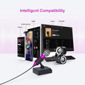 Portable Vocal/Instrument Microphone for Voice Video Recording Singing,Vlog