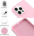 For Iphone 16 Pro Case, Silicone Ultra Slim Shockproof Phone Case With Soft Anti