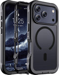 For Iphone 17 Pro Case, [ Magsafe][Military Grade Drop Protection][Heavy Duty Pr