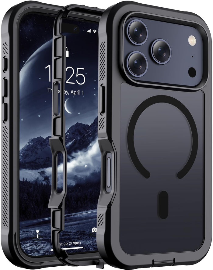 For Iphone 17 Pro Case, [ Magsafe][Military Grade Drop Protection][Heavy Duty Pr