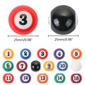 Mini Billiard Balls Set – 25mm (0.98") Small Pool Balls for Table Games, Travel