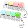 Keyboard Fidget Toy, Keyboard Fidget Keychain 4-in-1 Keyboard Decompression