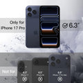 For Iphone 17 Pro 6.3-Inch, Shockproof Phone Bumper Cover, Solid Color Matte Tpu