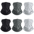 6 Pieces Summer UV Protection Cooling Neck Gaiter Face Clothing Neck Gaiter Mask