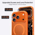 Iphone 17 Pro Case, Stronger Magnetic [Military Grade Drop Protection] Transluce