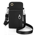 Crossbody Wallet Phone Bag, Nylon Cell Phone Purse, Travel Crossbody Bag C