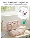 Organizer Travel Case, Cord Storage Chargers Cab