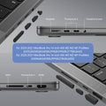 Dust Plug Cover Accessories for 2026-2021 MacBook Pro 14" 16" M5 M4 M3