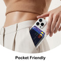Wallet Clear Compatible with Magsafe Wallet, Slim Thin Translucen