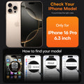 Iphone 16 Pro Case, Magsafe, With Screen Protectors, Not-Yellowing Military-Grad