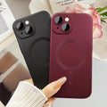 Case For Iphone 15 Phone Case For Women, Matte Luxury Soft Metallic Luster Desig