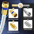 Cable 3Ft/6Ft/10Ft/15Ft/25Ft/50Ft/60Ft/75Ft/100Ft, Rg6 Coax Cable Extender With