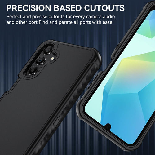 Samsung Galaxy A16 5G Case : 3-Layer Shockproof Phone Cover with HD Screen P