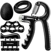 Grip Strength Trainer (5 Pack), Forearm Strengthener, Hand Strengthening Devices