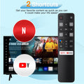 Remote Rc802V For Tcl Android Tv 4K Smart Tv Remote Control No Setup Required, 4