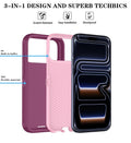 With Iphone 17 Pro Max Case With Hd Screen Protector, [2 In 1 ] Heavy Duty Prote