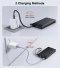 Slim Power Bank w/ Built-In Cables – 22.5W PD Fast Charger for iPhone & Samsung