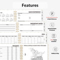Planner, Weekly and Monthly Calendar Planner, January 2026-December 2026, D