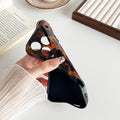 17 Pro Case For Women, Fashion Fall Tortoise Shell Phone Case, Classic Soft Tpu