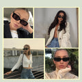 Sunglasses for Women Men Trendy Y2k Retro 90s Sun Glasses UV Protectio