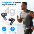 Wireless Ear Buds Bluetooth 5.4 Headphones 60H Playtime Deep Bass Stereo Earbuds