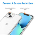 For Iphone 13 6.1-Inch, Non-Yellowing Shockproof Phone Bumper Cover, Anti-Scratc
