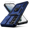 Samsung Galaxy S21 Plus Case with Sliding Camera Cover and HD Screen Protector