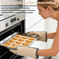 Baking Mat with Buckle — No-Leak Non-Stick Oven Liner with Snap-Lock Corners