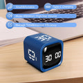 Cube Timer, 5/10/30/60 Min & Custom Count Down, Included Pause & Resume Feature,