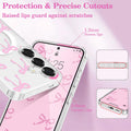 Magnetic for Samsung Galaxy S26 Case, Bow Case Compatible with MagSafe, Wireless