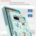 Google Pixel 7a 5G Case: Cute Flowers Floral Design for Girls Women Slim Fit
