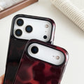 17 Pro Max Case, Chic Amber Tortoise Shell Brown Print Leopard, Soft Tpu And Har