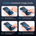 1 For Iphone 17 Pro Case [ Magsafe] [Invisible Kickstand] [Hd Screen Protector]