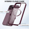 Iphone 16 Pro Case Clear Mag Safe, Ultra Thin Slim Cover Magnetic Magsafe Phone