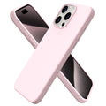 15 Pro Max Case 6.7", Slim Liquid Silicone 3 Layers Soft Gel Rubber Shockproof P