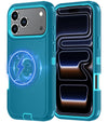 Iphone 17 Pro Heavy Duty Shockproof 3-Layer Full-Body Protection Rugged Cover [