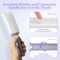 Hair Brush with Retractable Bristles, Anti Static Scalp Massage Comb fo