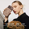 For Iphone 17 Pro Case, Cute Wavy Full Camera Protection [ Magsafe] Matte Anti-S