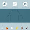 For Airpods Max Hard Portable Over Ear Headphone Carrying Case, Wireless Headpho