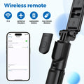 Selfie Stick Tripod, Retractable Selfie Stick Tripod with Wireless Remote Contro
